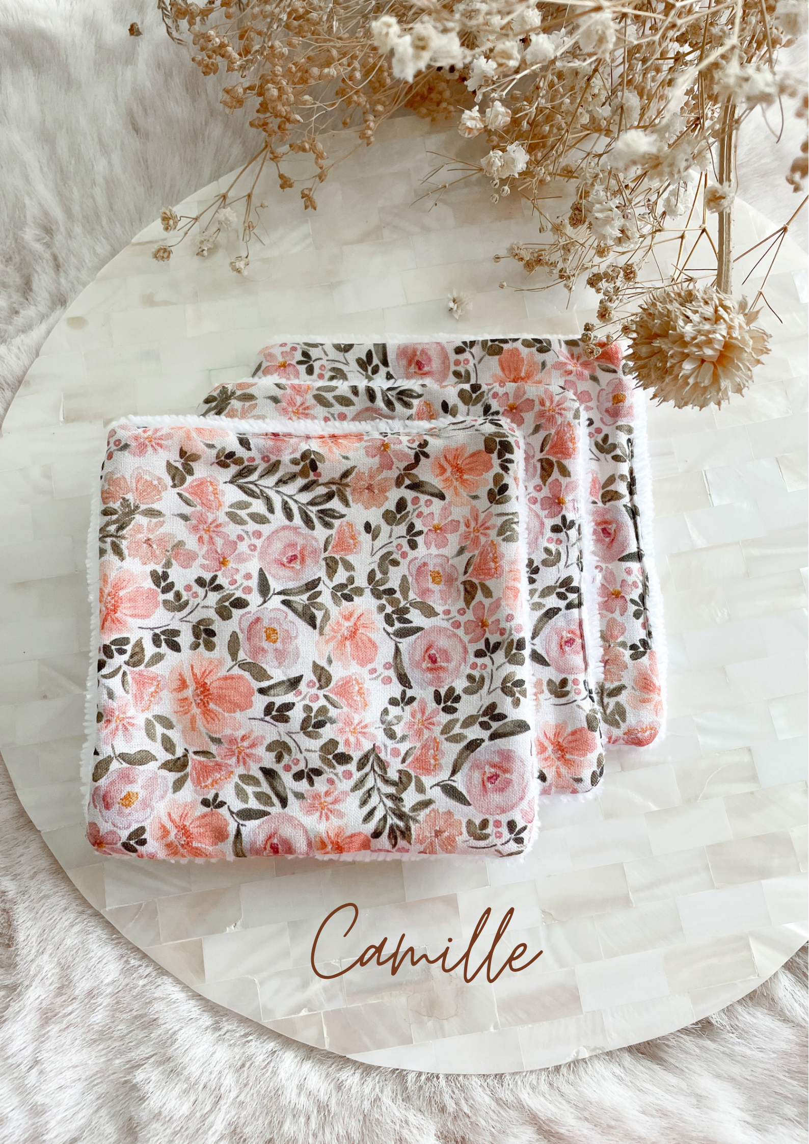 Coton lavable en éponge bambou