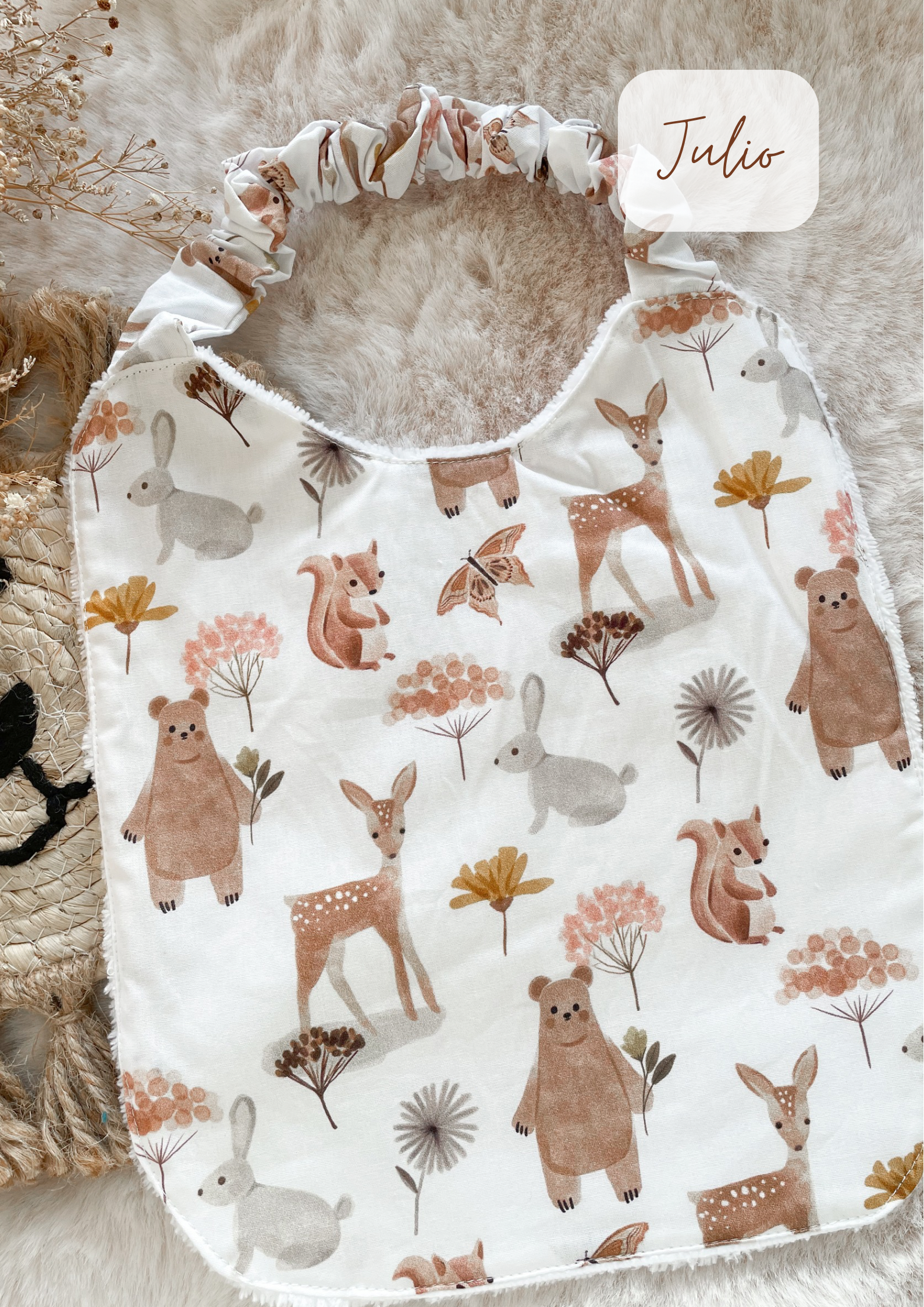 Large bib (2-8 years) / canteen napkin