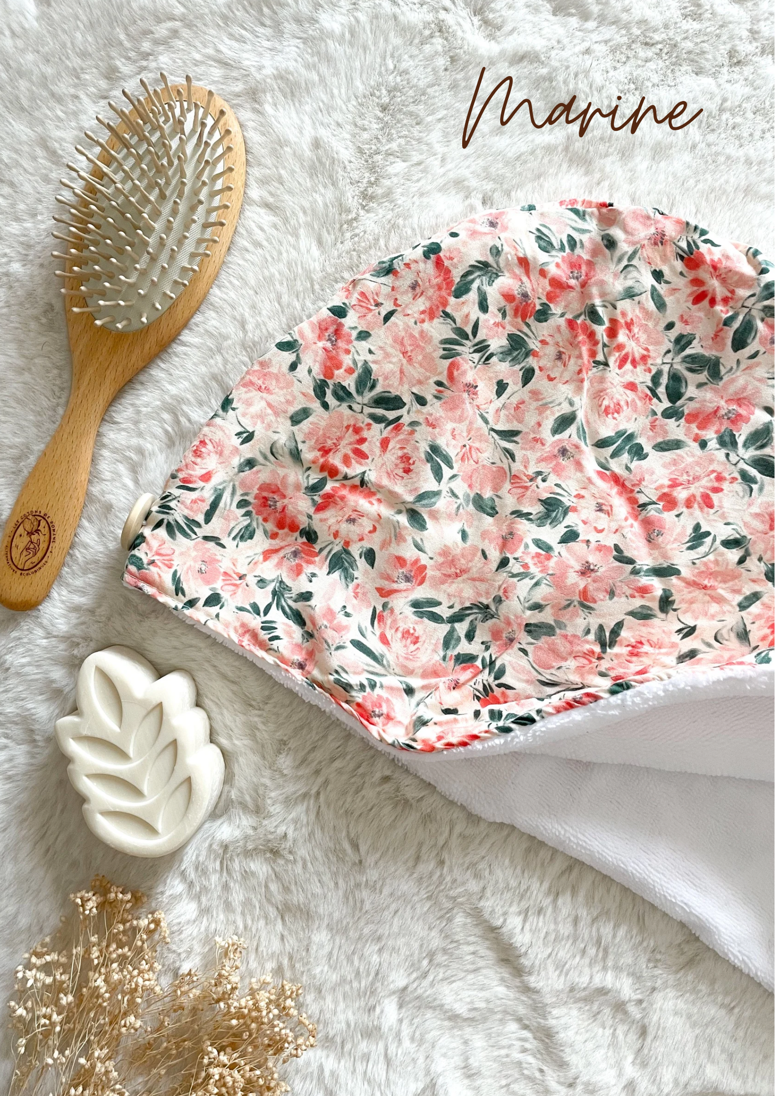 Serviette / turban pour cheveux