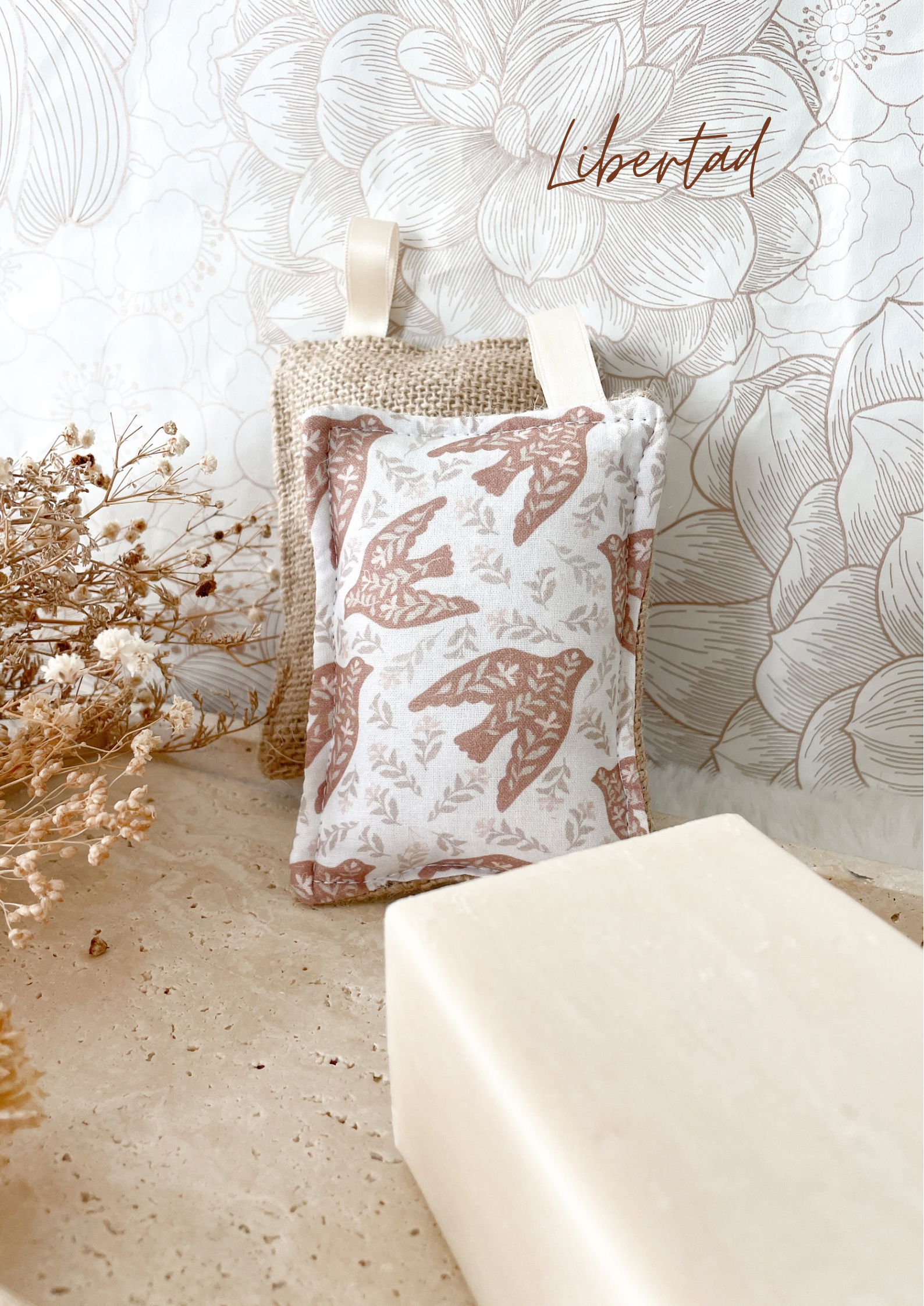 Waschbarer Schwamm aus JUTE CANVAS