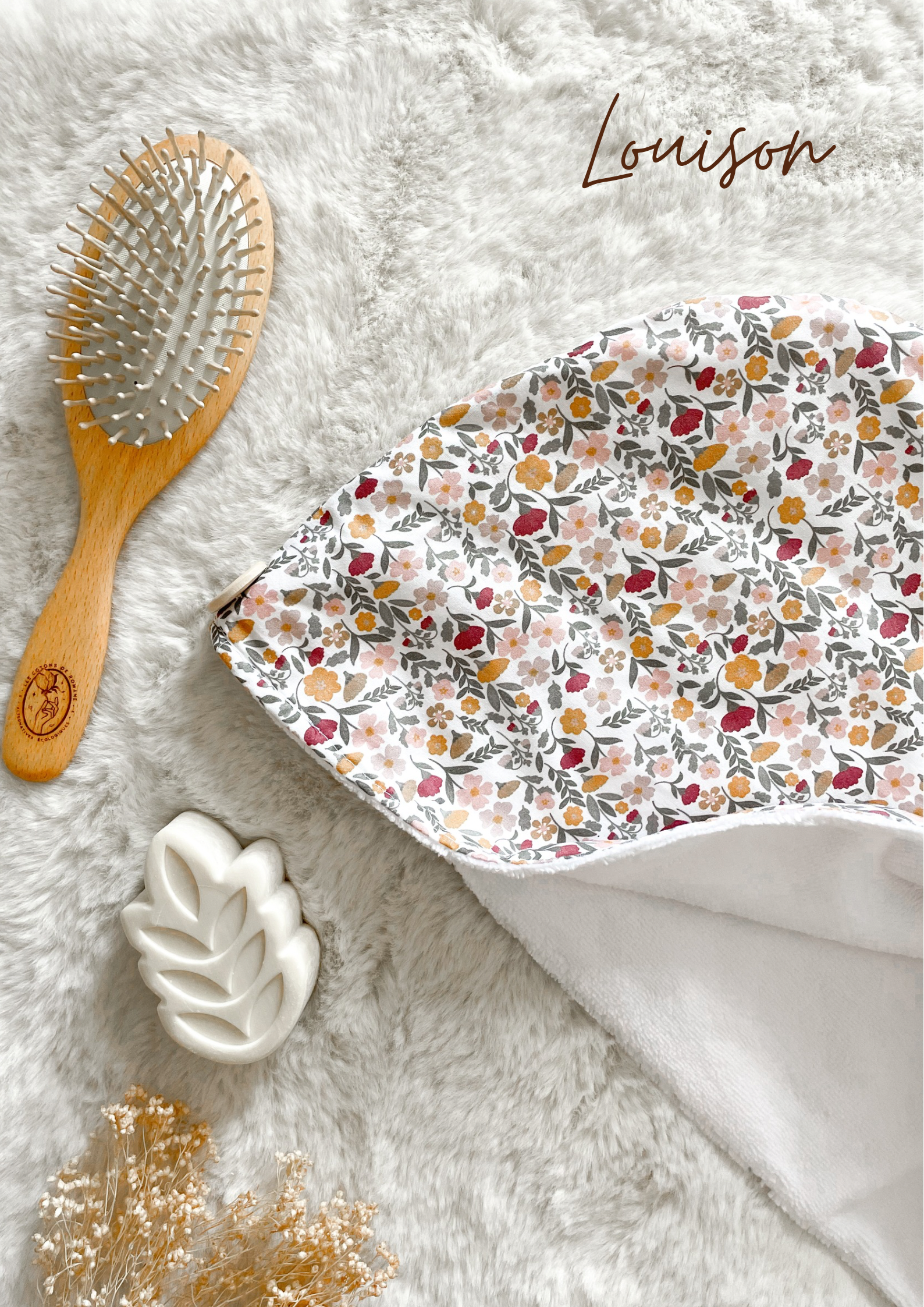 Serviette / turban pour cheveux