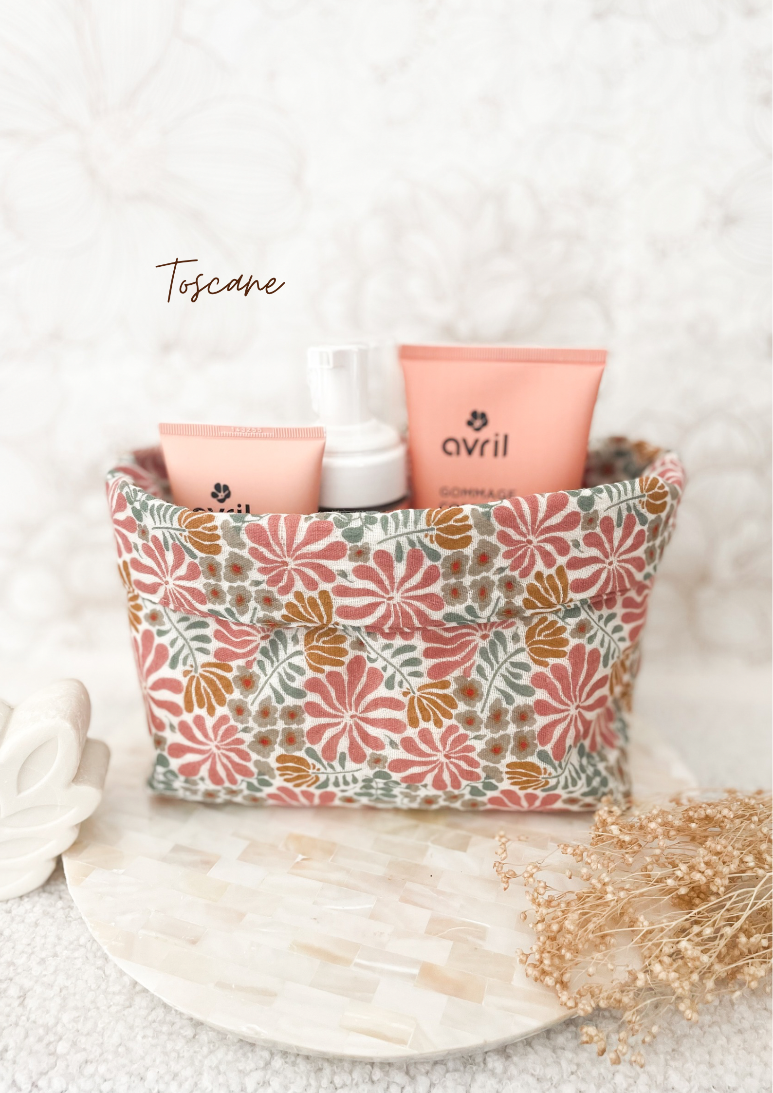 Grande panière en double gaze