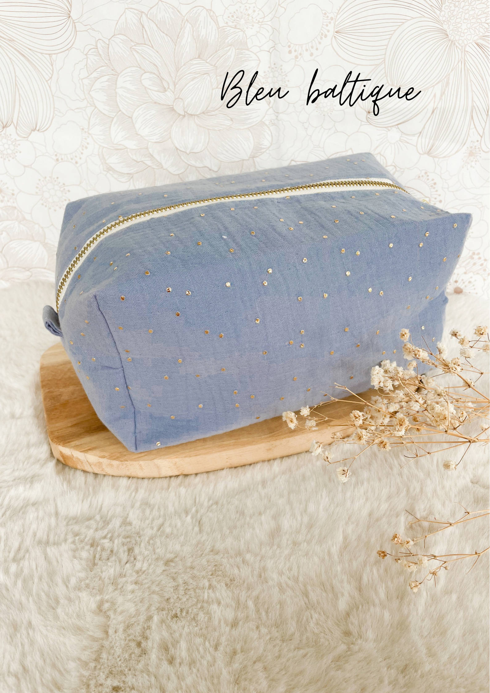 Trousse de toilette (intérieur imperméable)