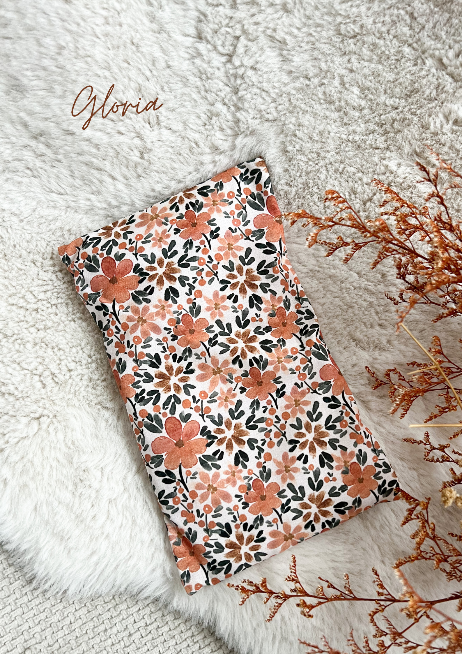 Trockene Wärmflasche mit abnehmbarem Bezug 