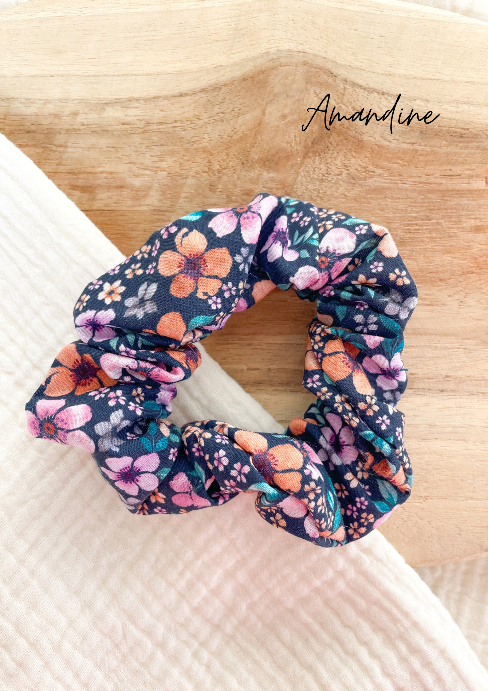 Chouchou coton imprimé