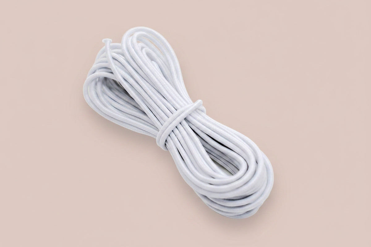 Cordon élastique blanc 3mm