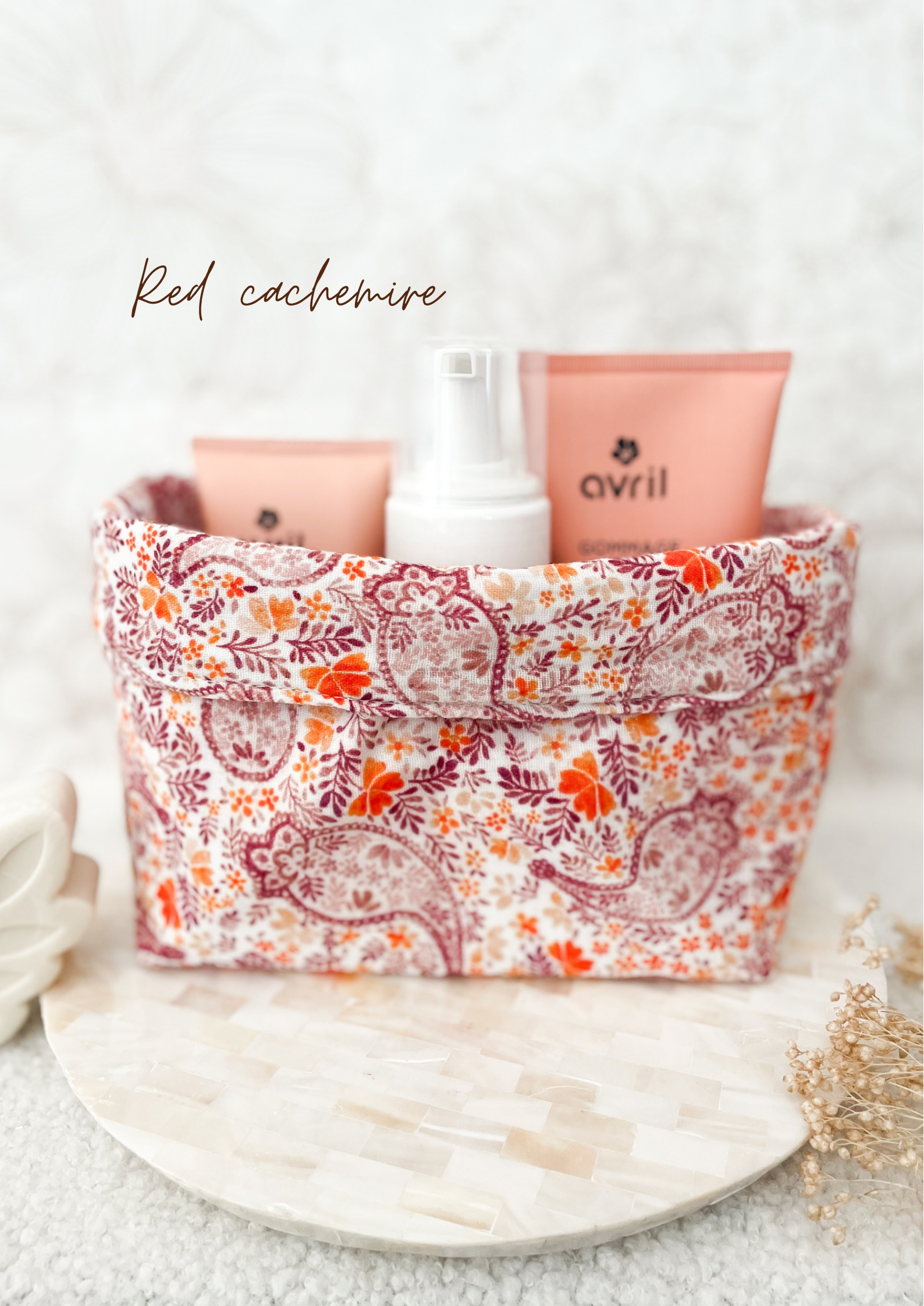 Grande panière en double gaze