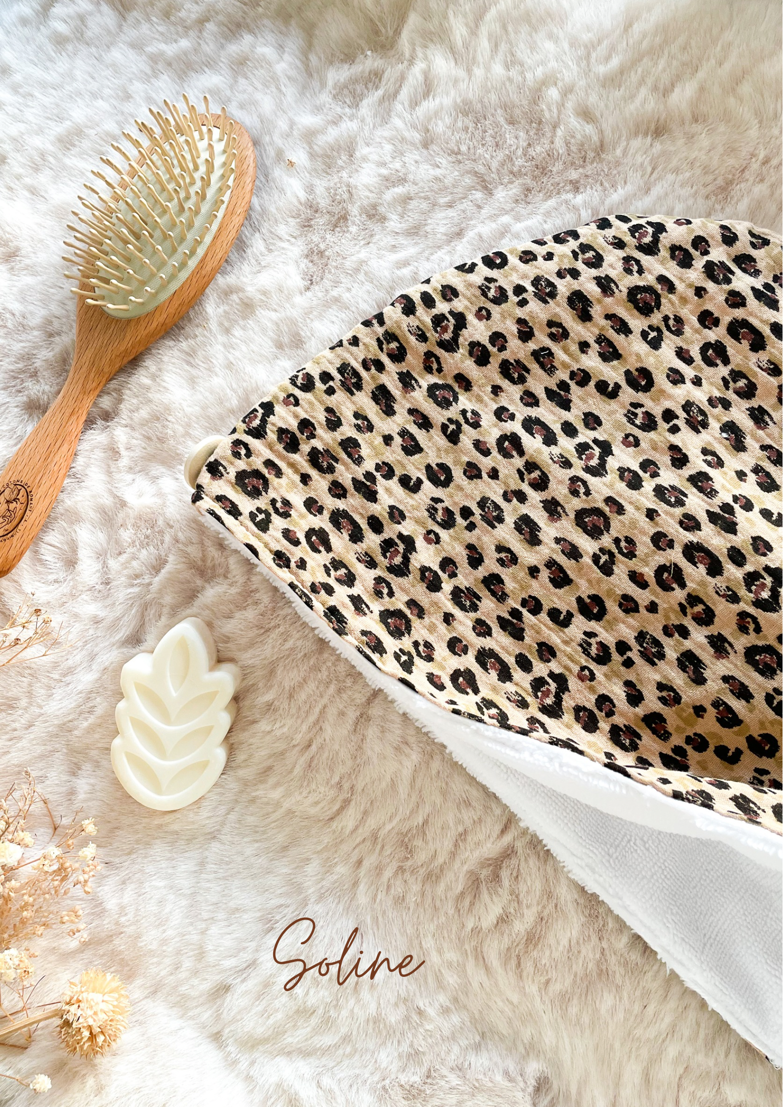 Serviette / turban pour cheveux