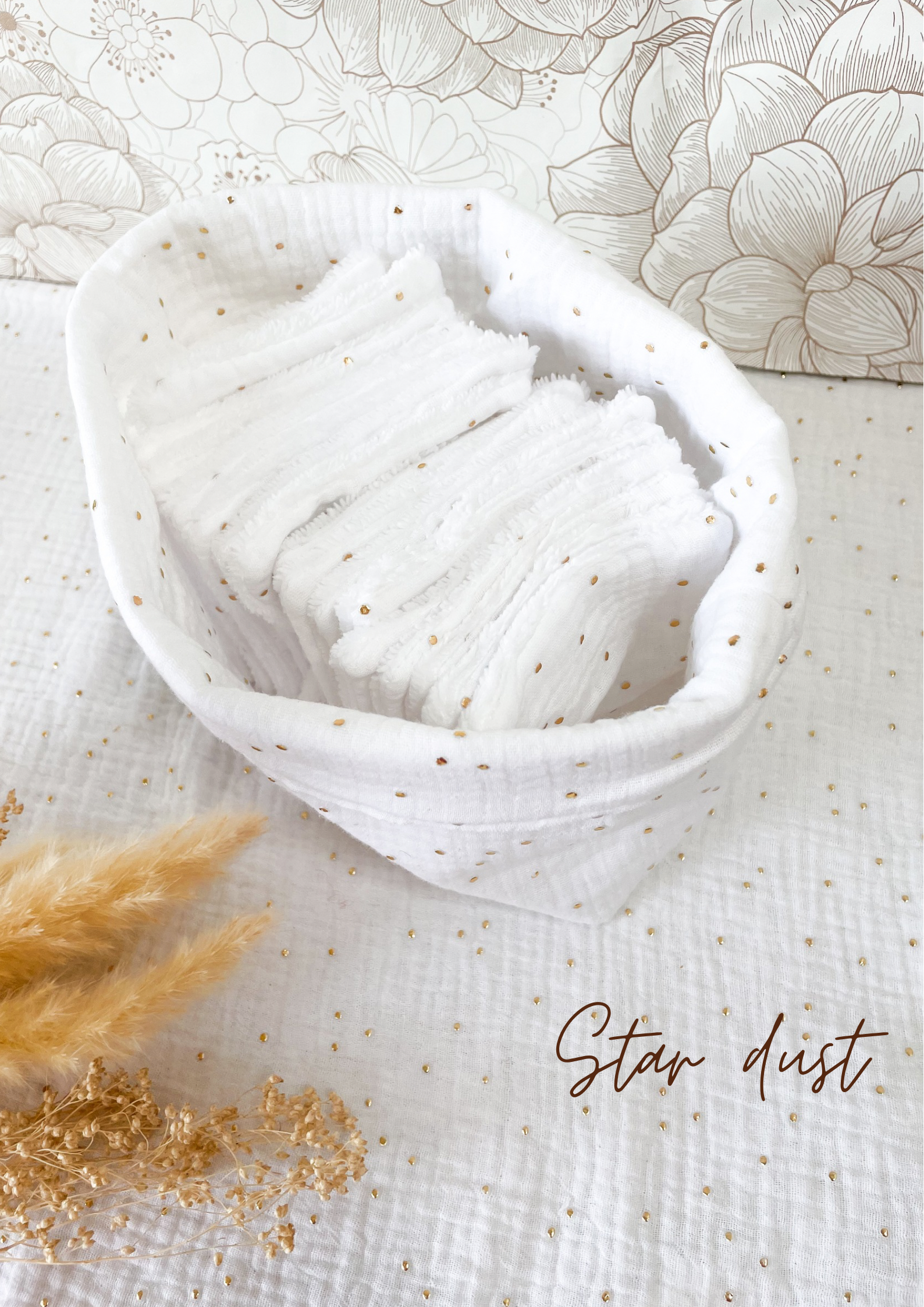 Ensemble assorti : la panière et ses 20 cotons