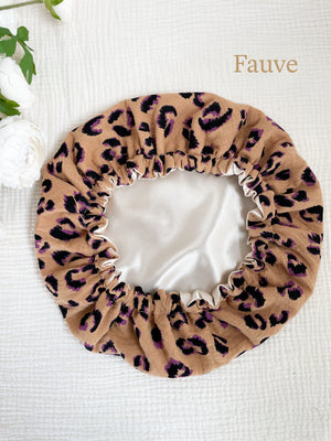 Bonnet de soin en satin