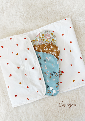 Pochette à culottes menstruelles/serviettes hygiéniques lavables