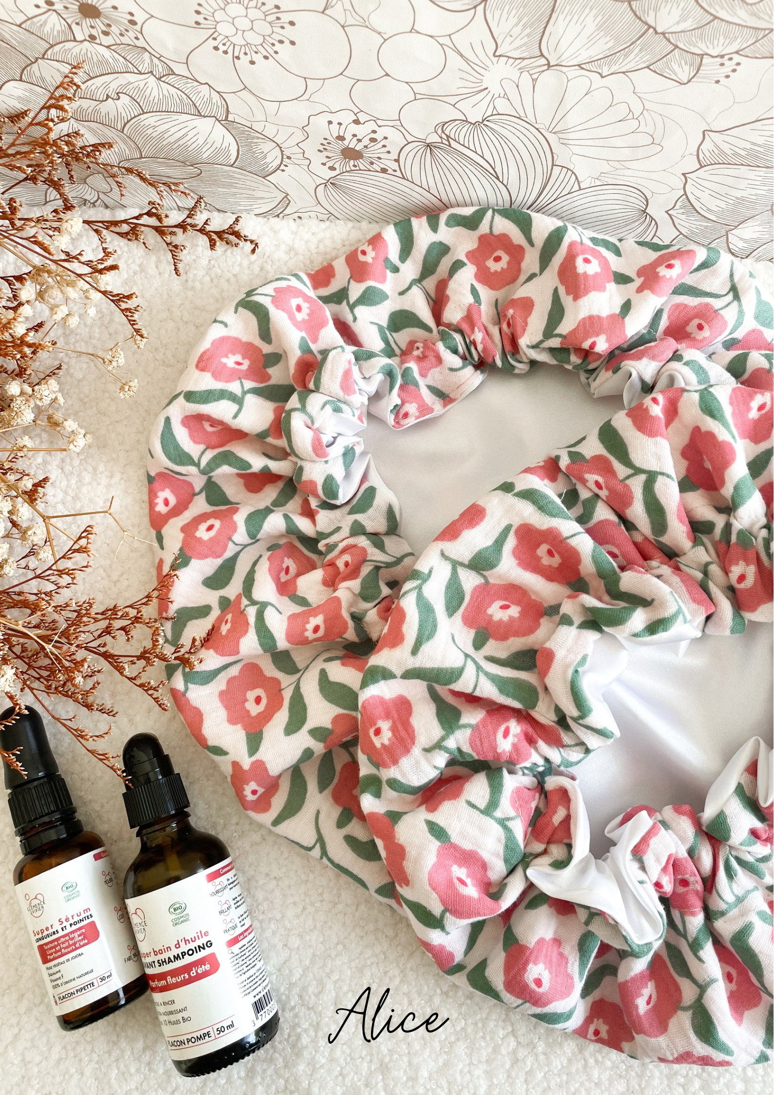 Lot de 2 bonnets de soin Mère / Fille