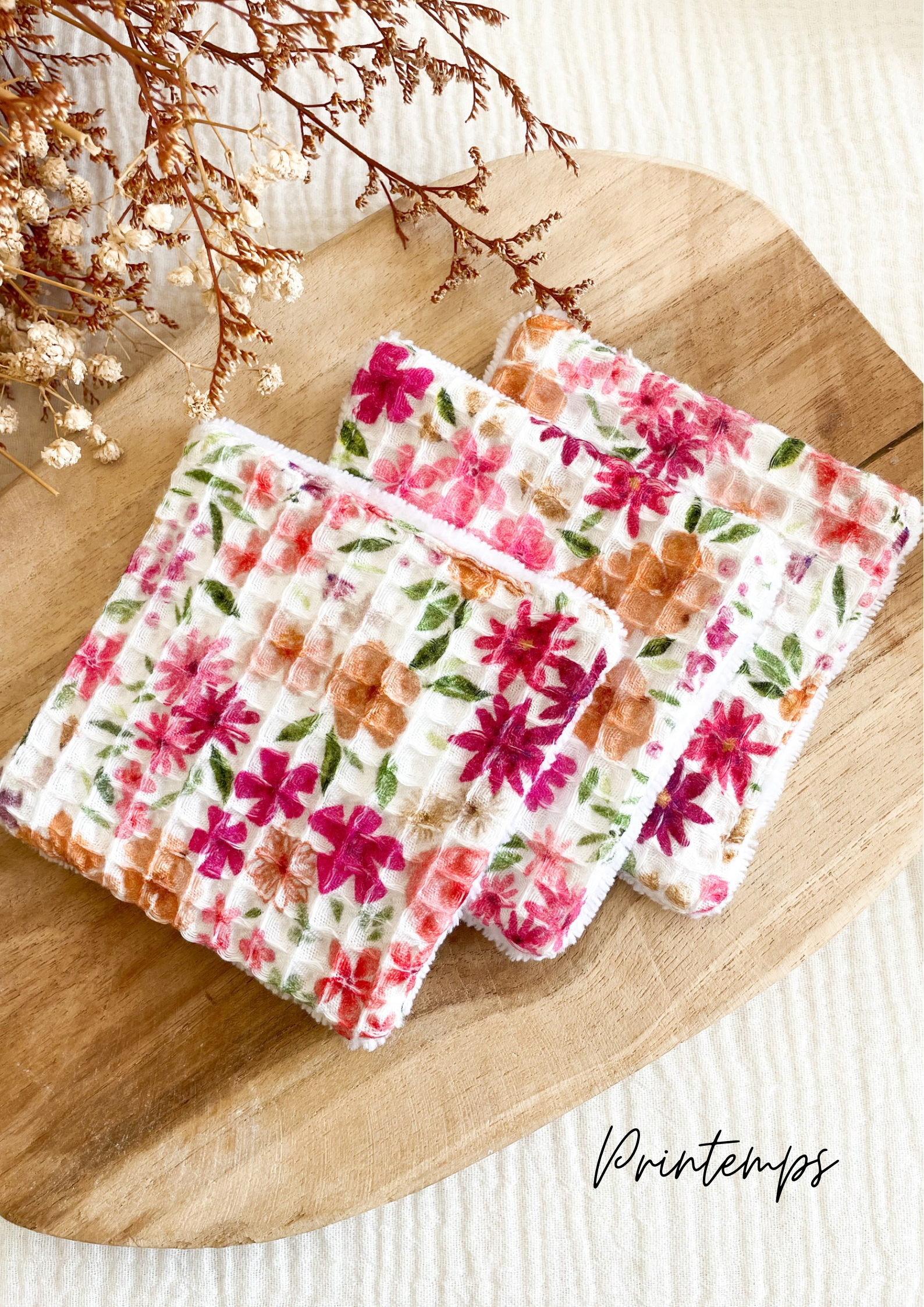 Coton lavable en éponge bambou