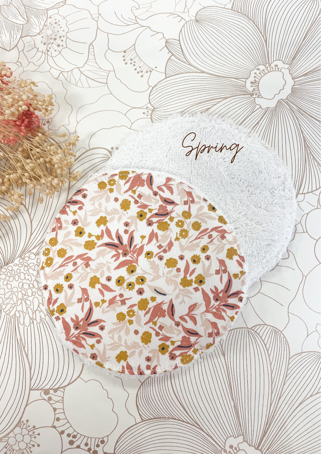 Lot de 2 coussinets d’allaitement lavable