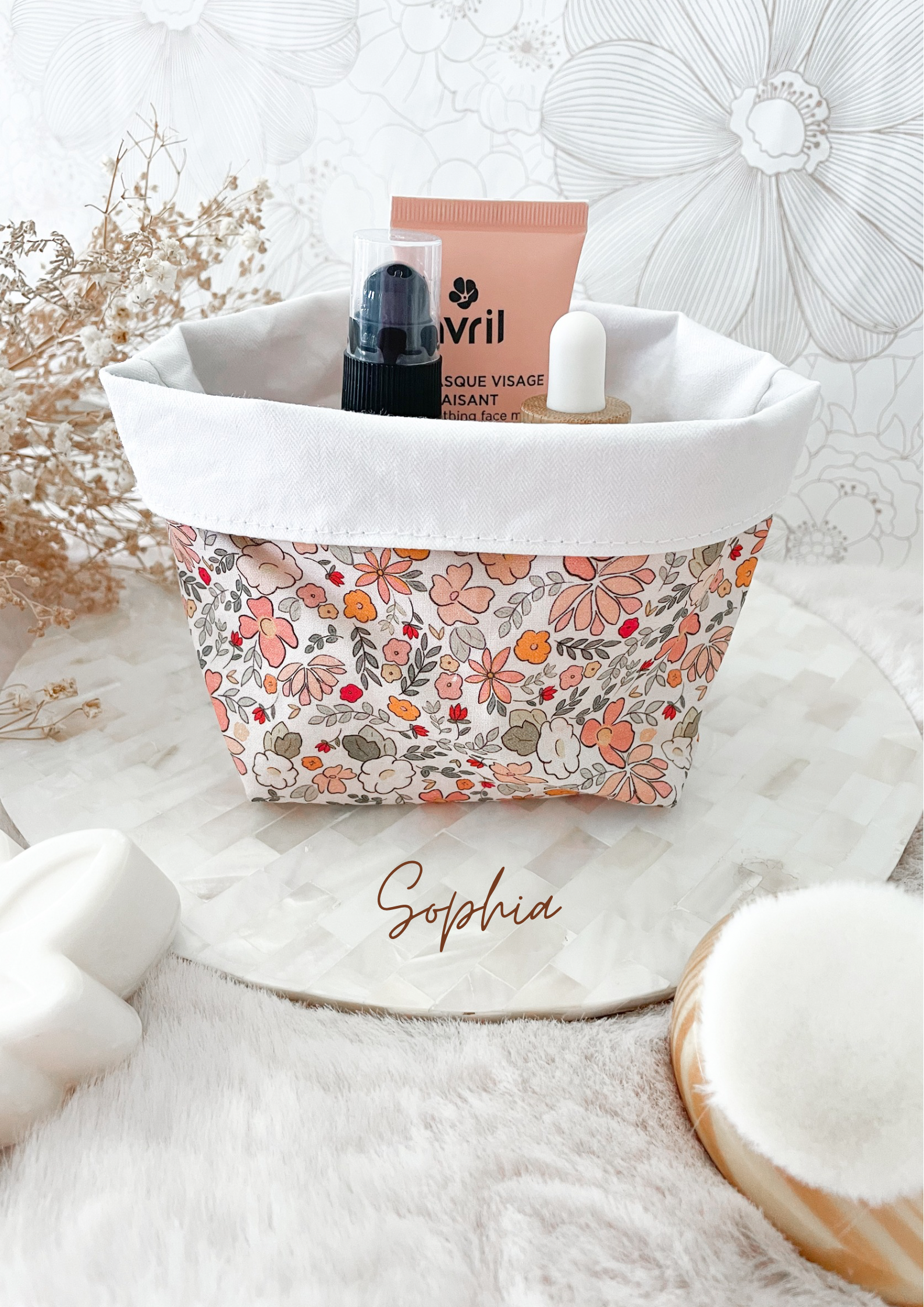 Small fabric basket