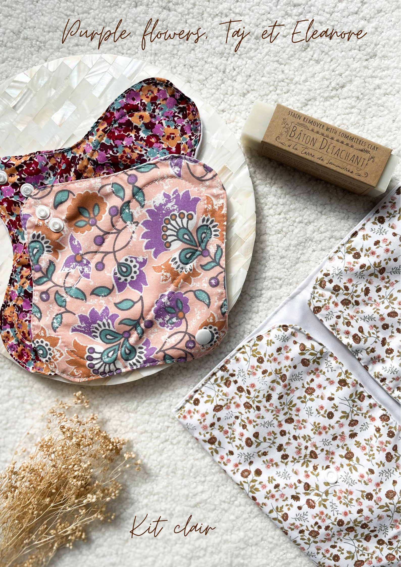 Meine Menstruationsset-Box – Les cotons de Romane Produits d