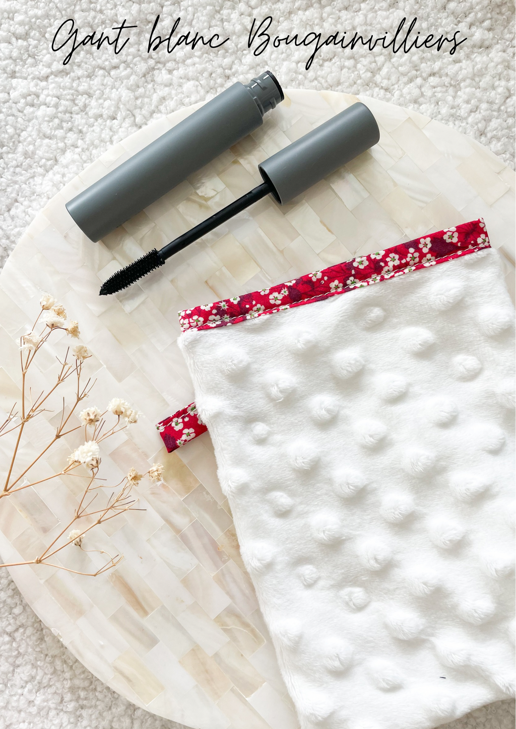 Gant démaquillant (démaquille avec de l’eau uniquement)