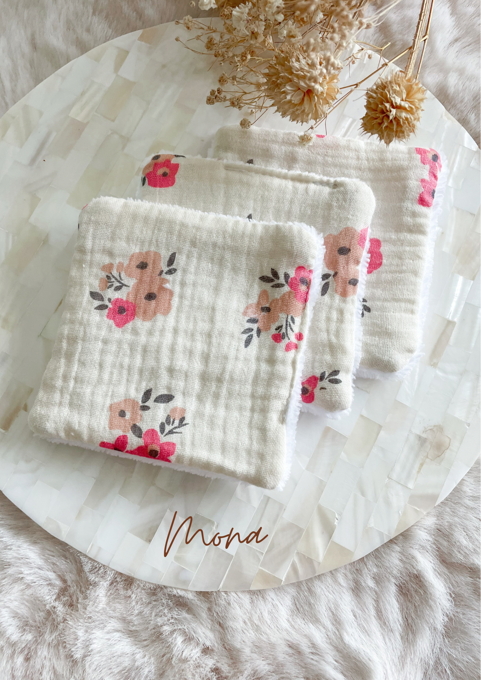 Coton lavable en éponge bambou