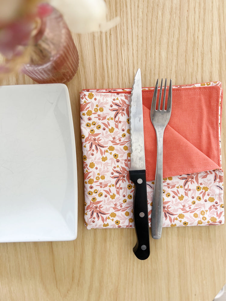 Serviette de table tissu coton lavable - repas - décoration table - noêl  fêtes : maison-et-deco-service-de-table par manuerevaconfection