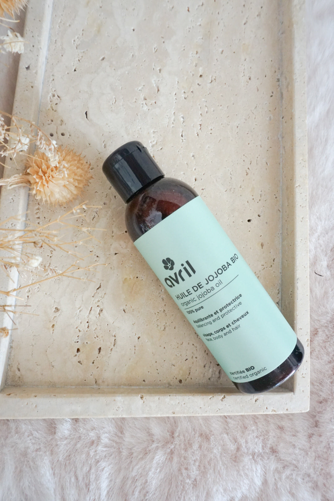 Huile de jojoba bio (100% pure, pressée à froid) - Avril