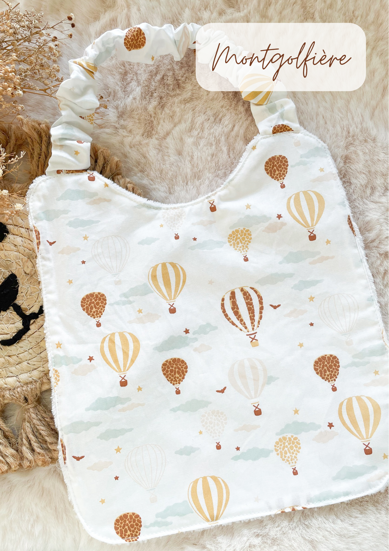 Large bib (2-8 years) / canteen napkin