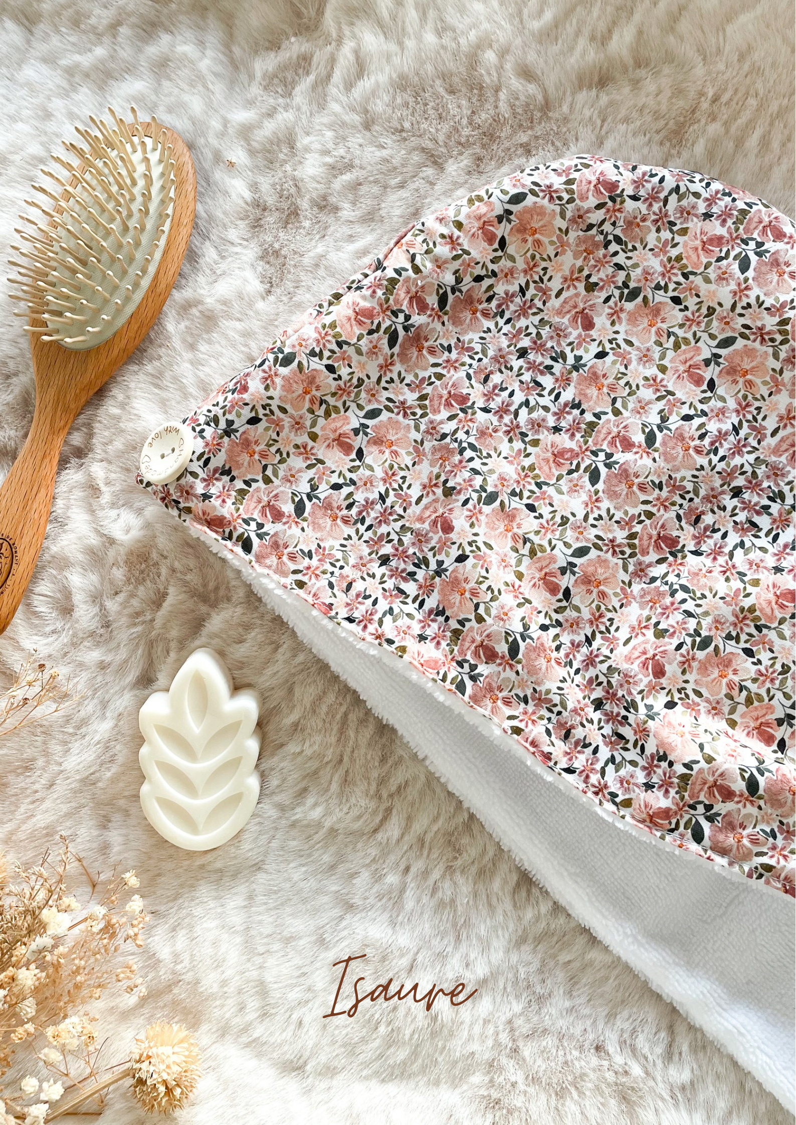 Serviette / turban pour cheveux