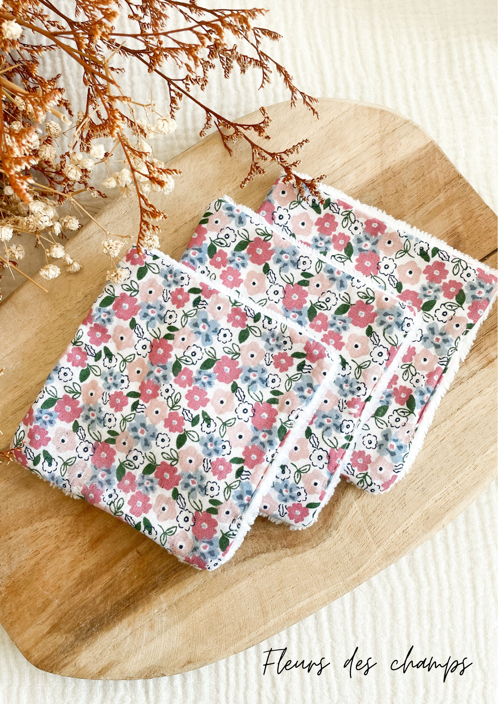 Coton lavable en éponge bambou