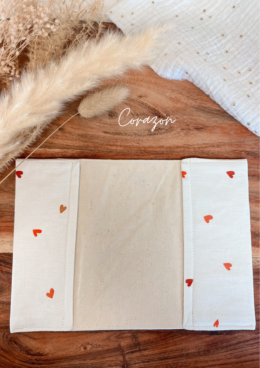 Protège passeport en tissu