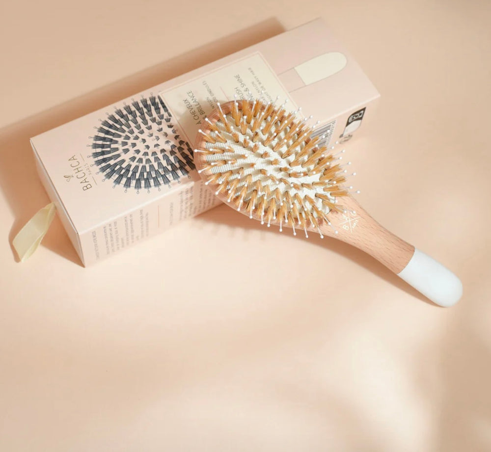 Brosse cheveux en bois - Bachca