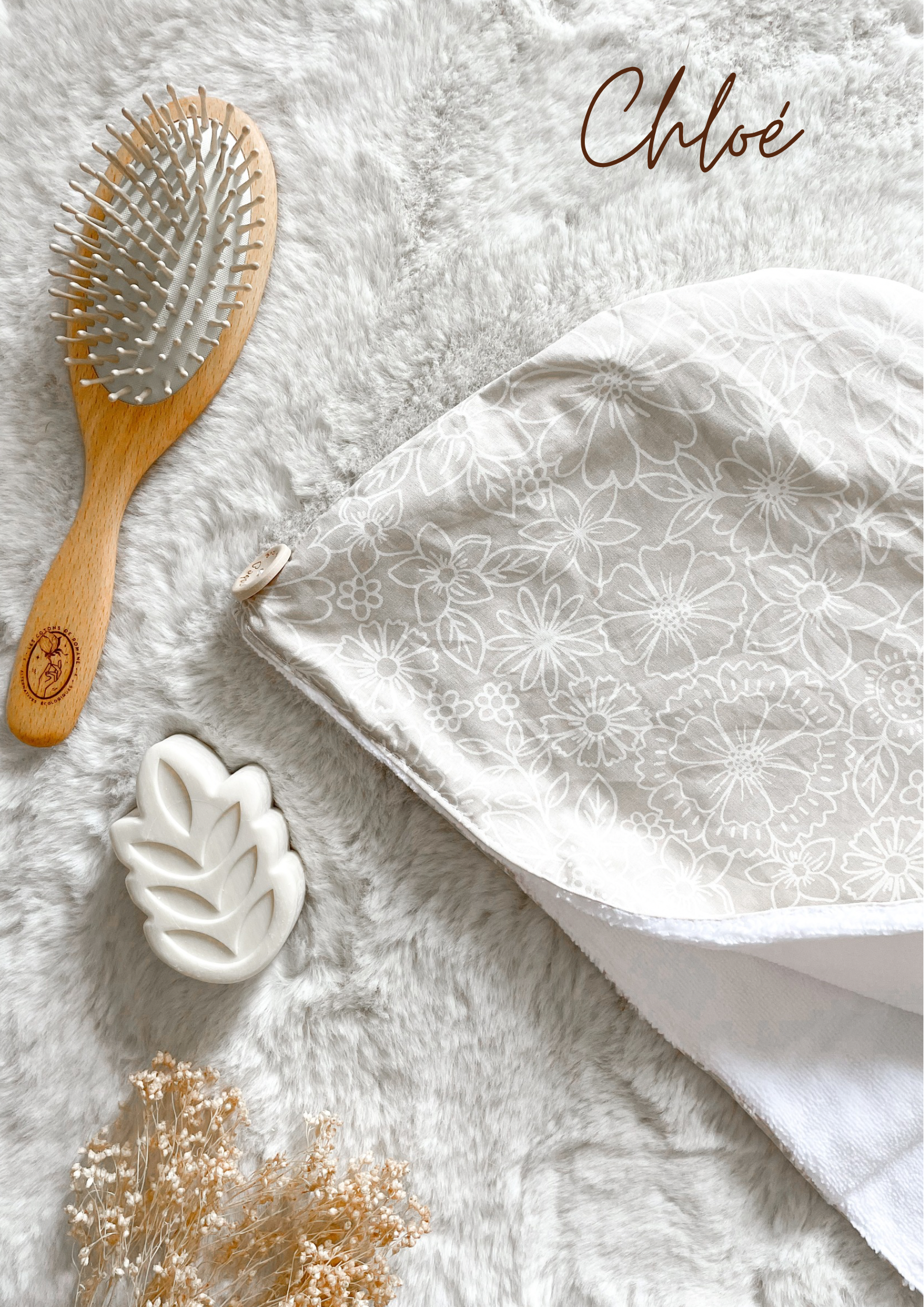 Serviette / turban pour cheveux