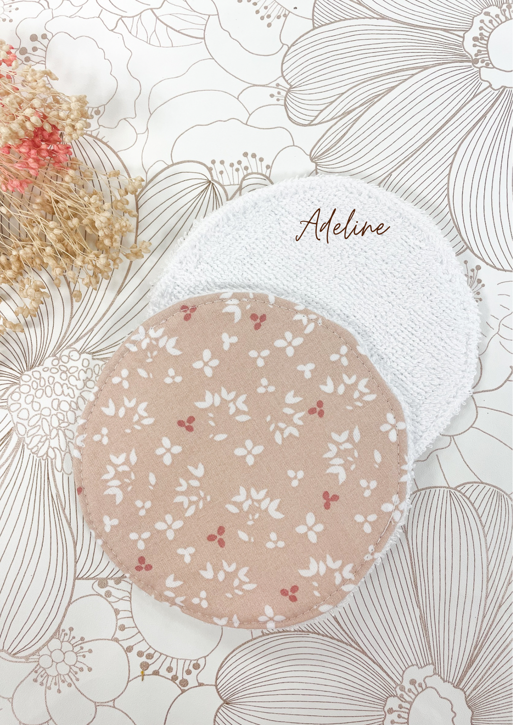 Lot de 2 coussinets d’allaitement lavable