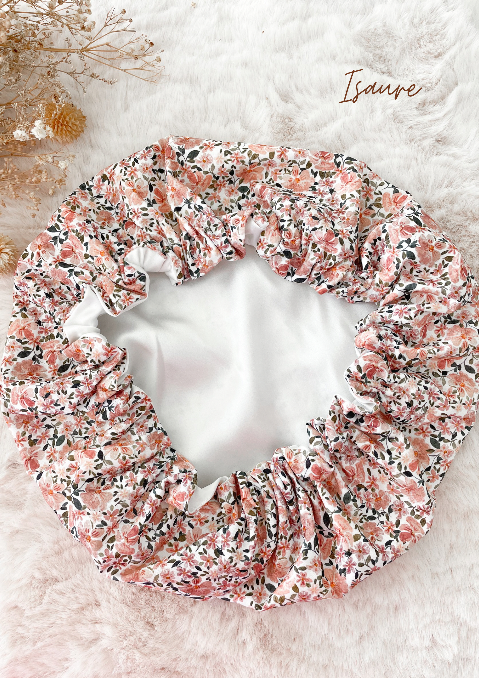 Bonnet de soin en soie