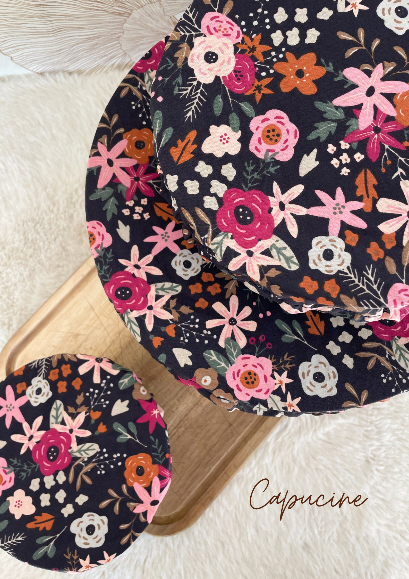 Set mit 3 Schüsselabdeckungen (Größe S, M und L)