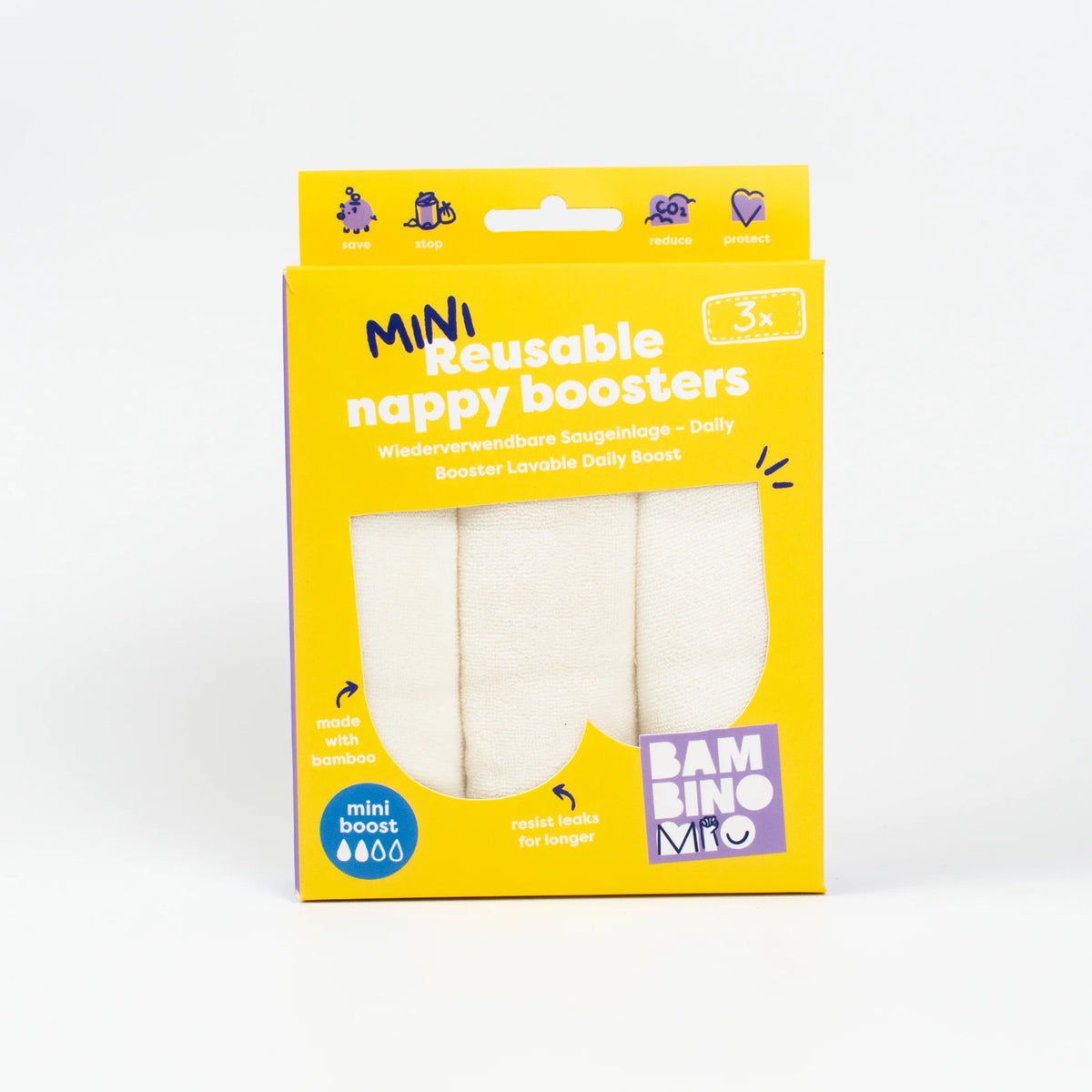 Absorbent Booster for Washable Diapers - Bambino mio