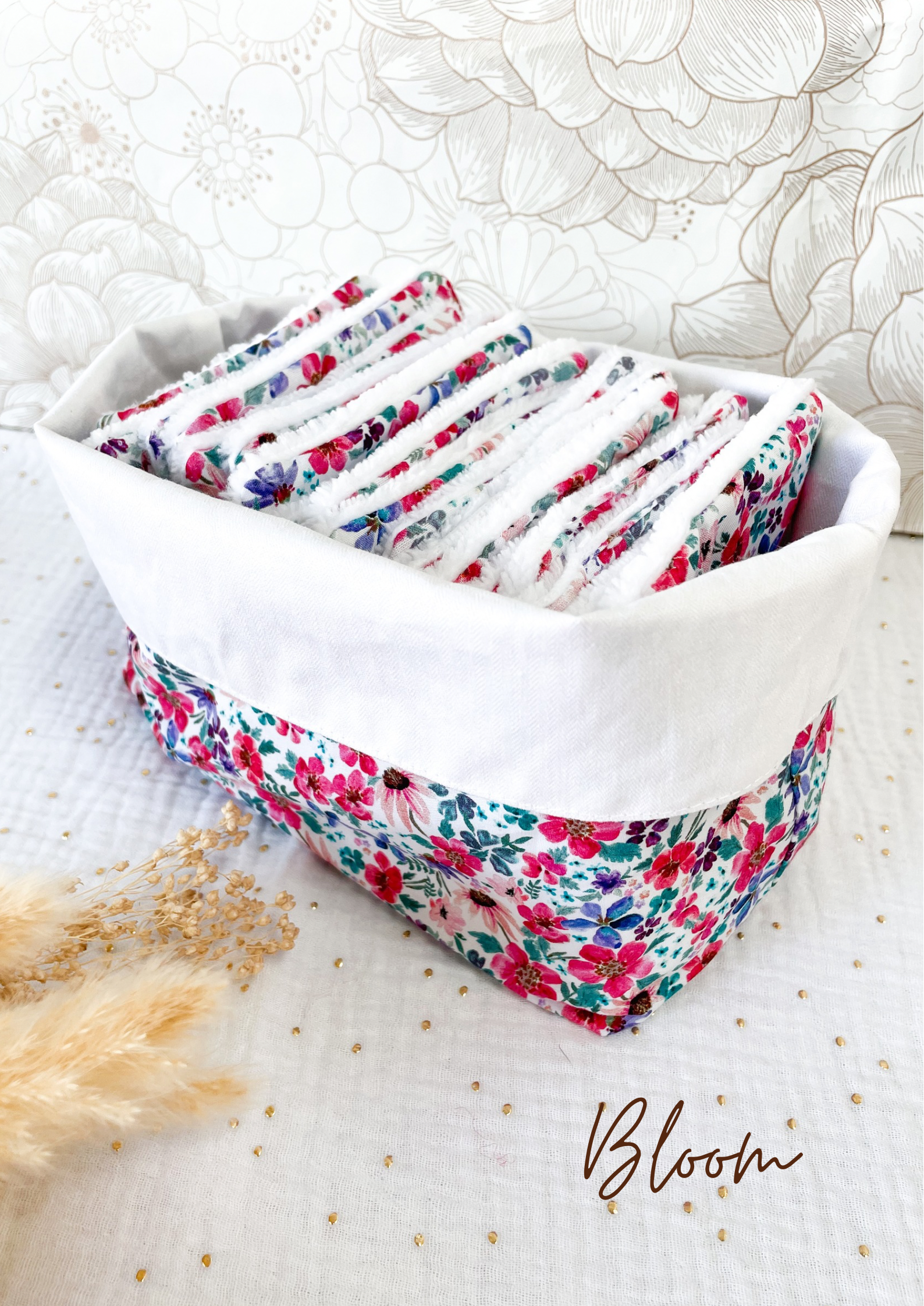 Ensemble assorti : la panière et ses 20 cotons