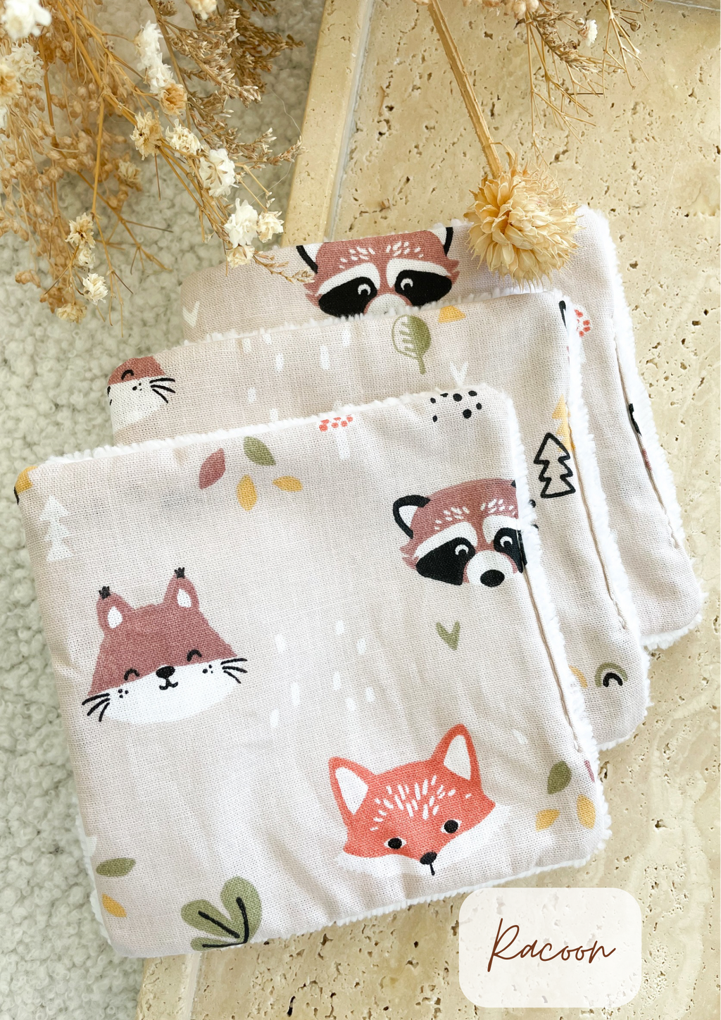 Lingettes bébé éponge bambou