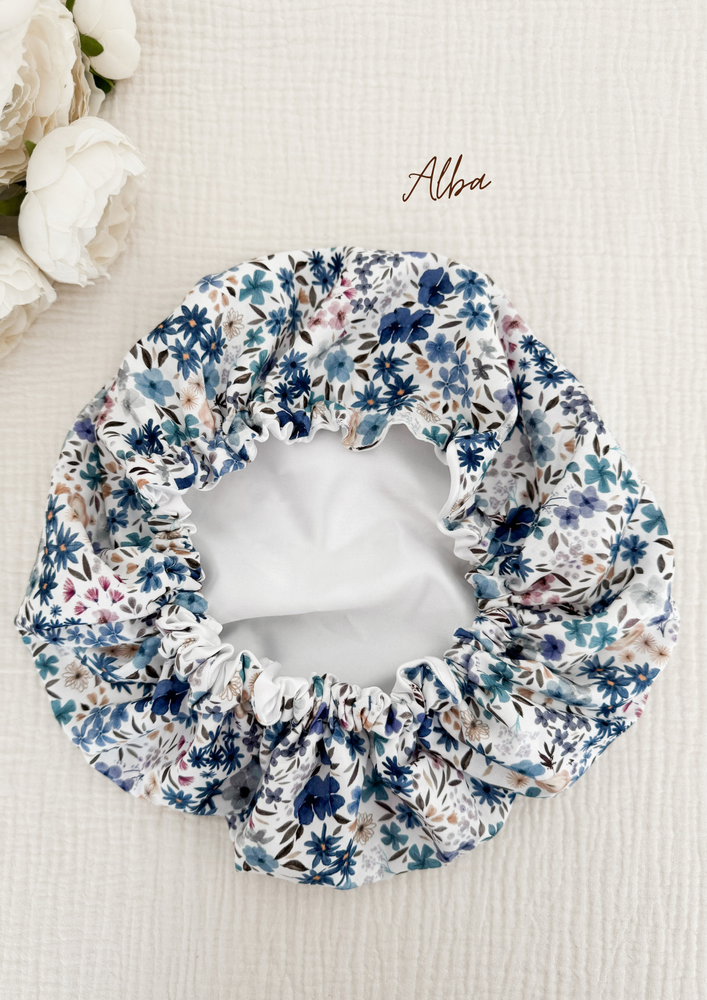 Bonnet de soin en satin