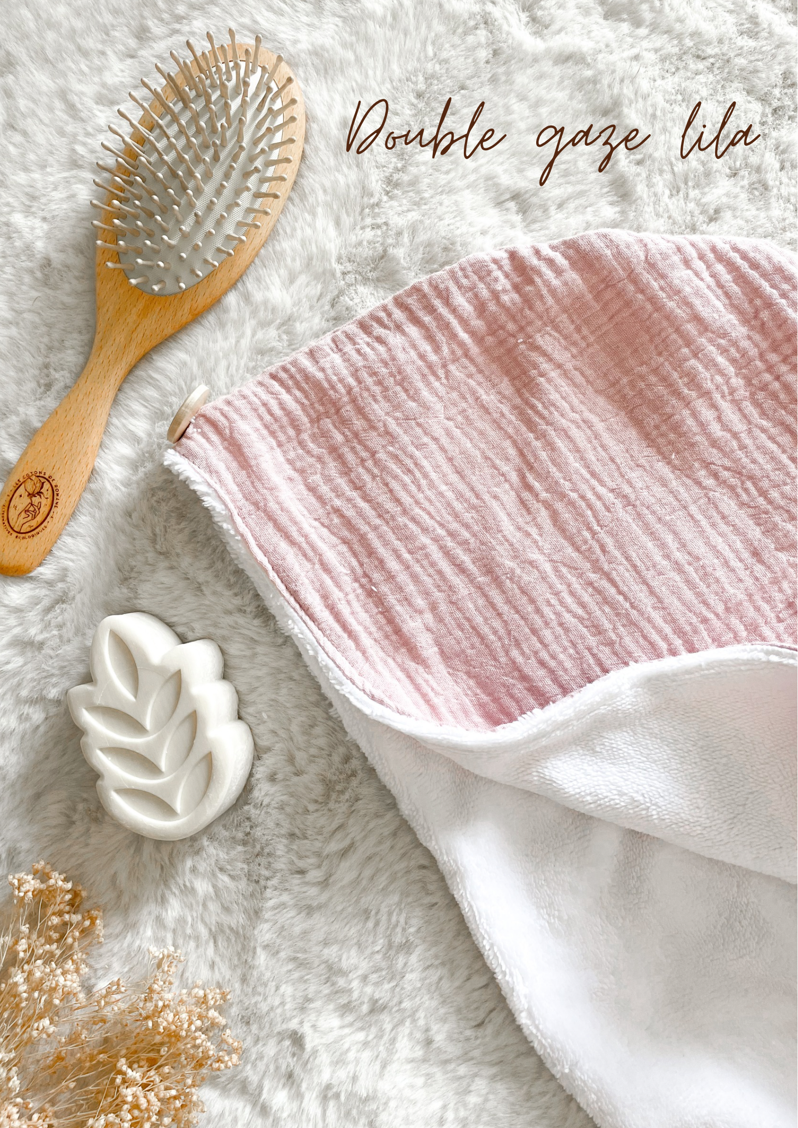 Serviette / turban pour cheveux