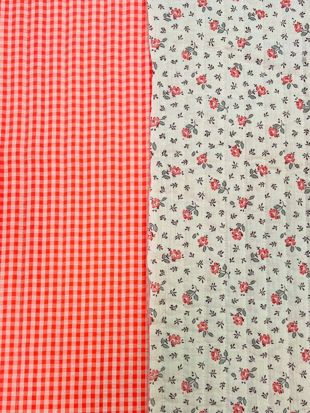 Double gaze matelassée réversible Sarah