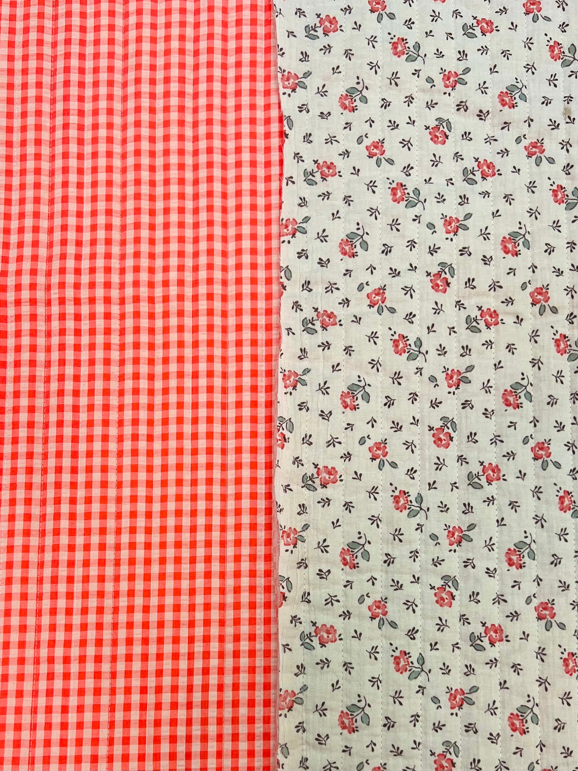 Double gaze matelassée réversible Sarah