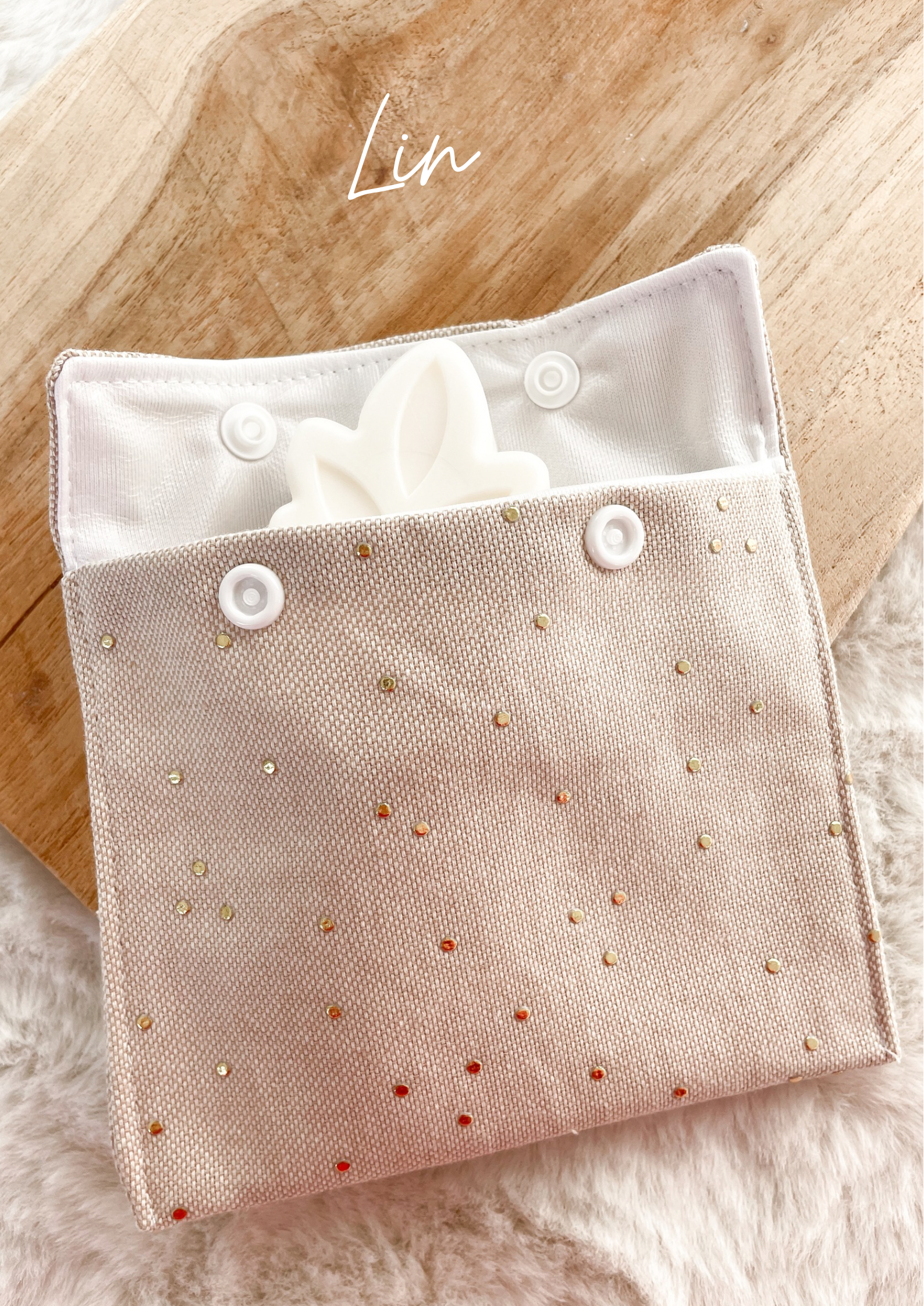 Pochette à savon imperméable petit format