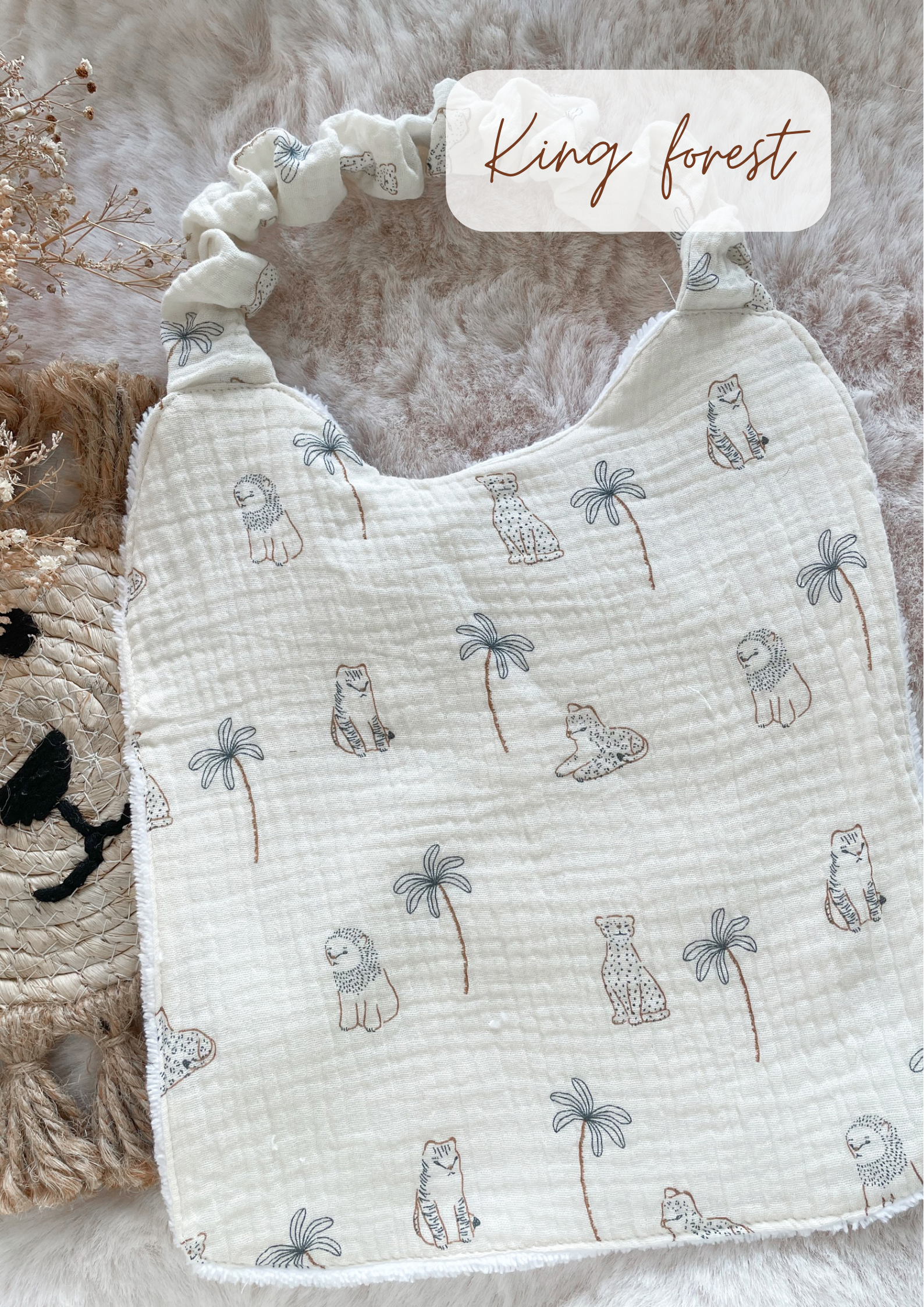 Large bib (2-8 years) / canteen napkin