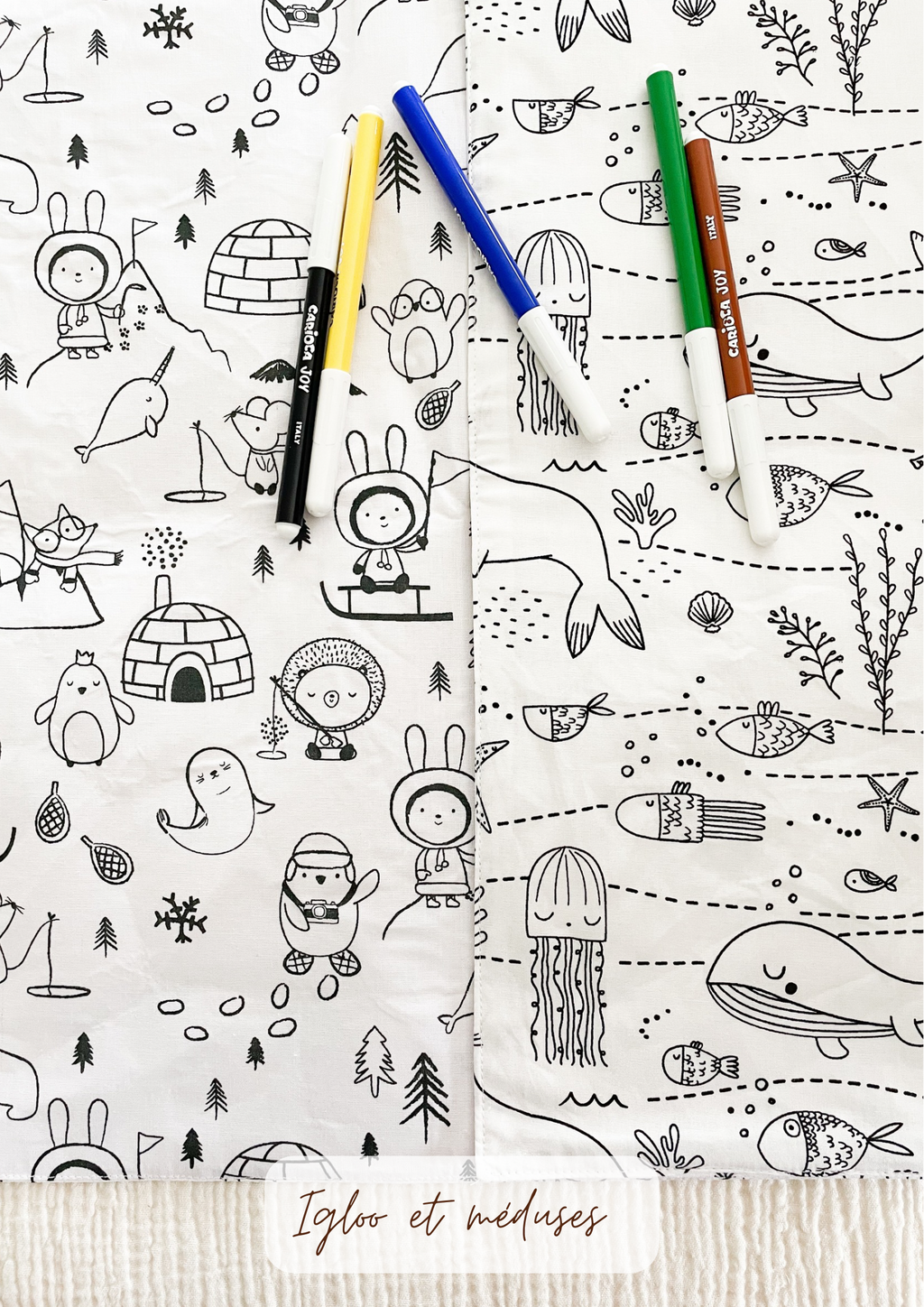 TAPIS de coloriage (et ses feutres)