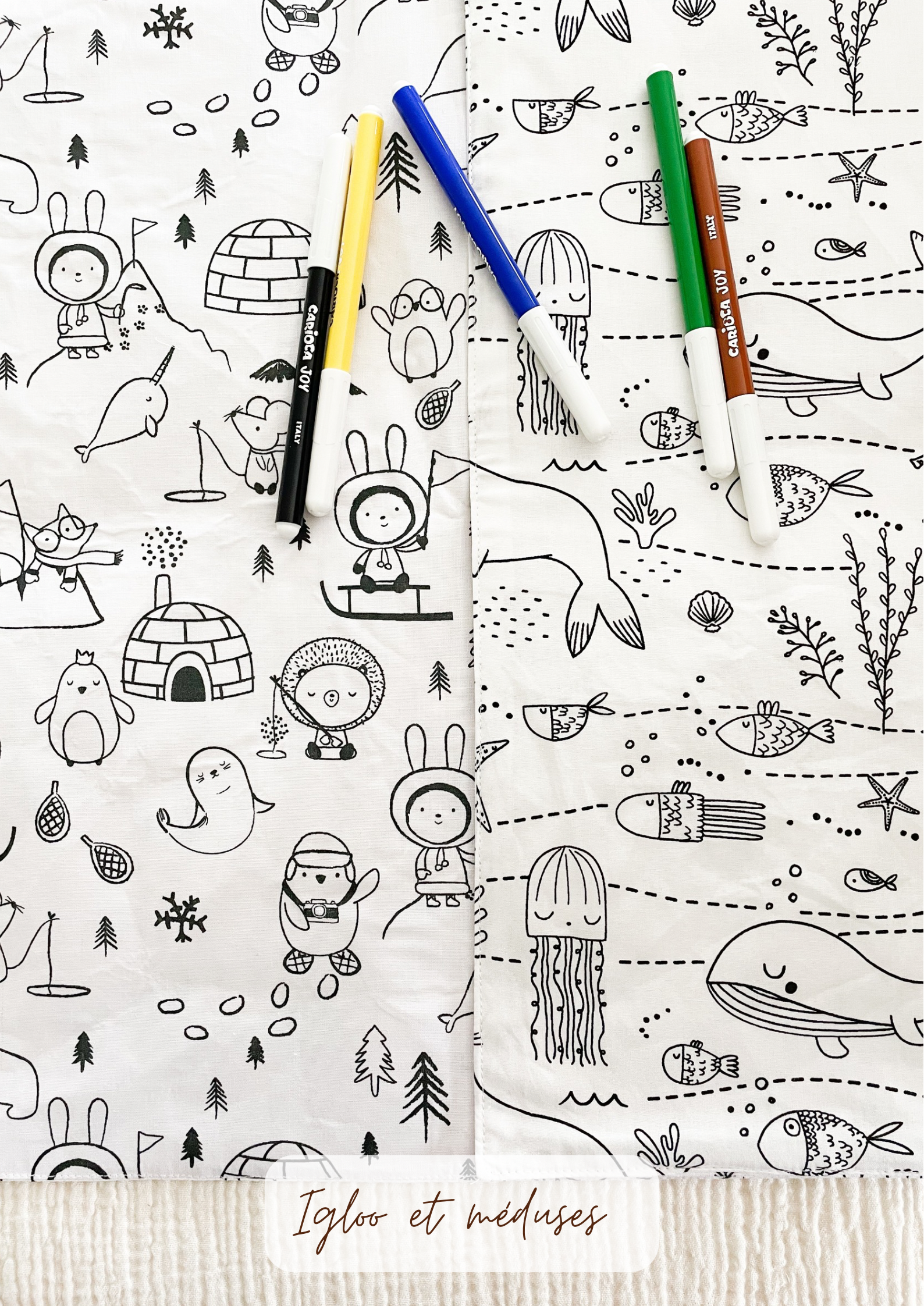 TAPIS de coloriage (et ses feutres)