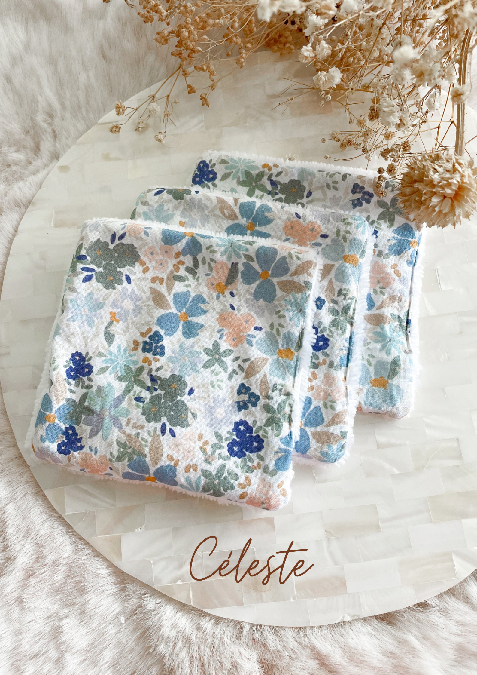 Coton lavable en éponge bambou