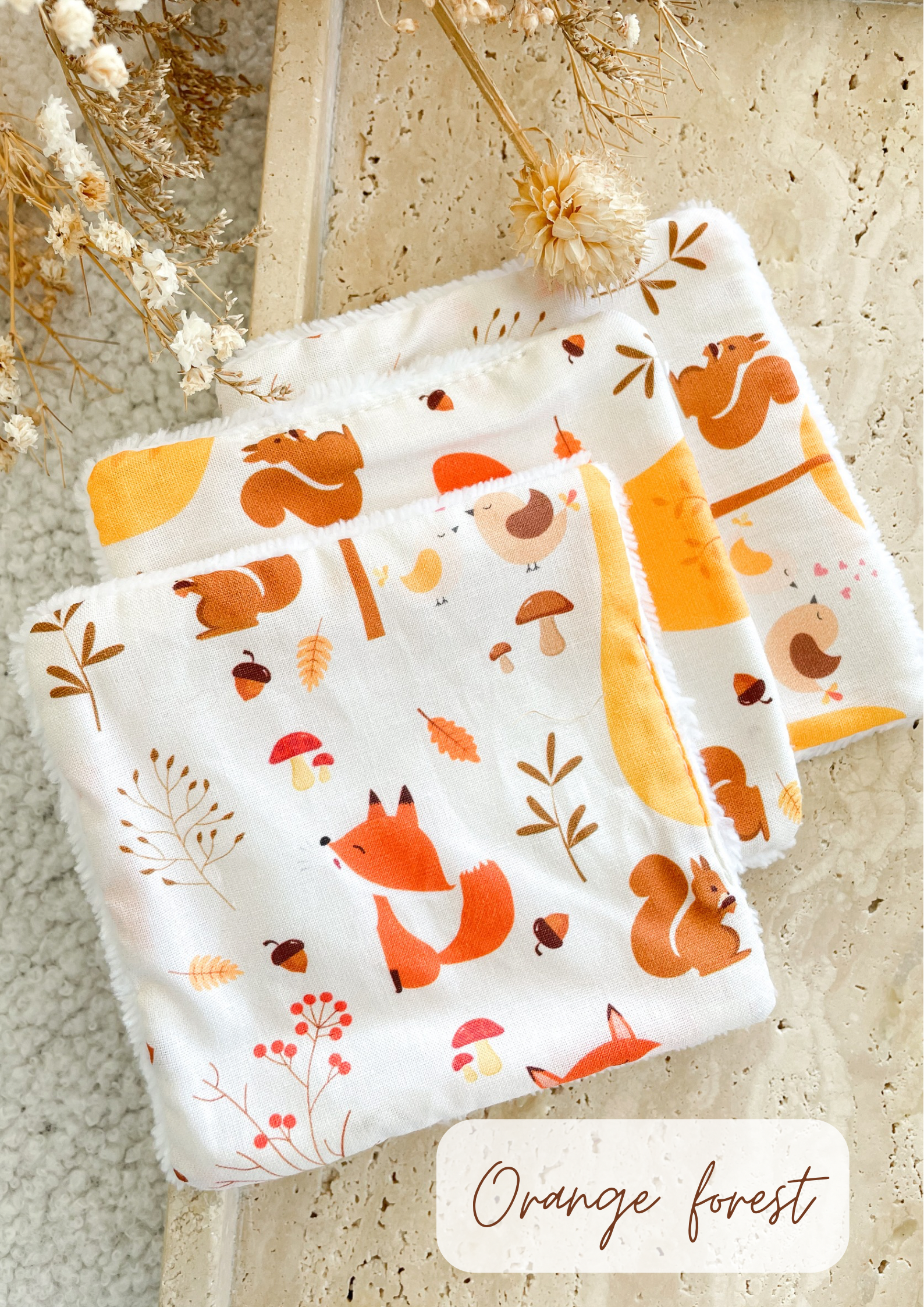 Lingettes bébé éponge bambou