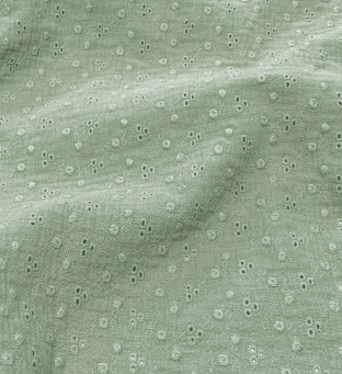 Double gaze brodée Agathe