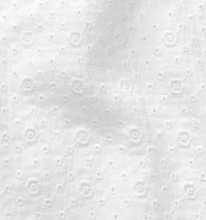 Double gaze brodée Agnès