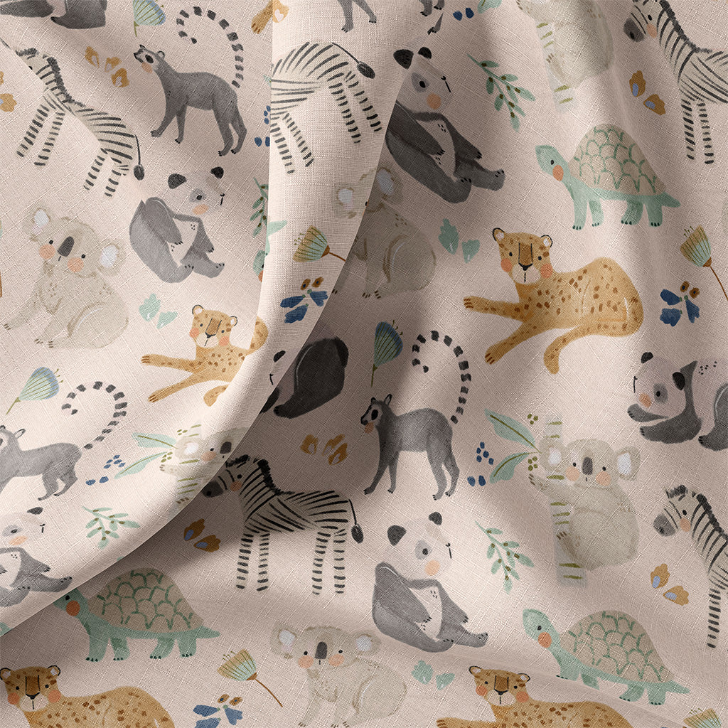 Coton imprimé Animals