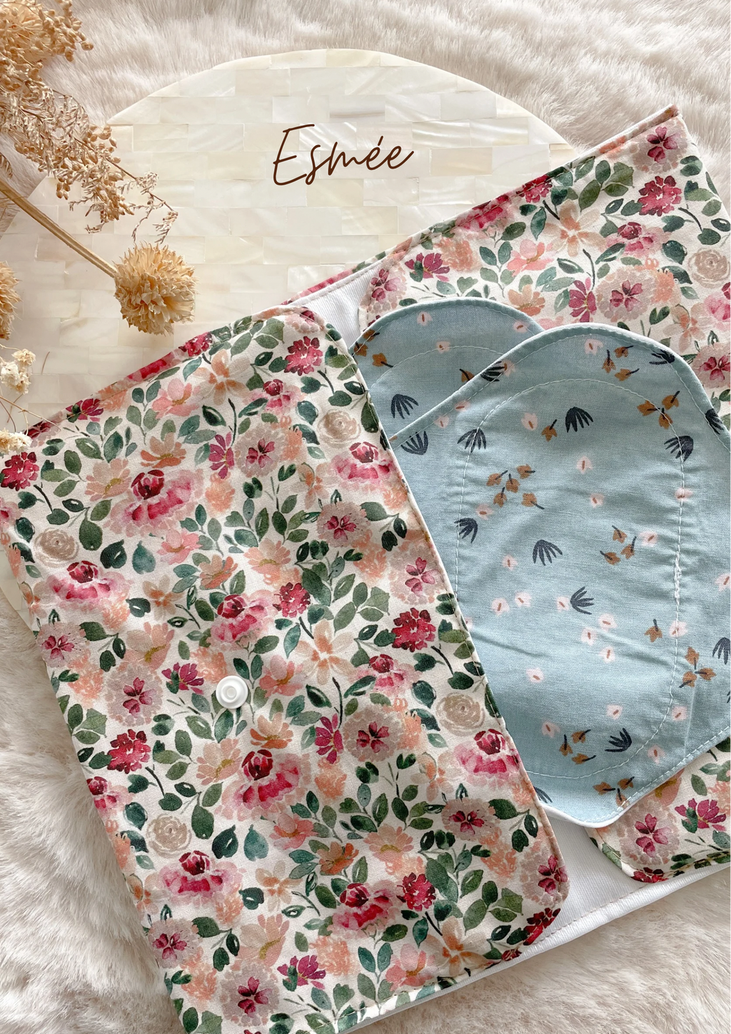 Pochette à culottes menstruelles/serviettes hygiéniques lavables